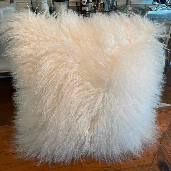 Other - 18x18 Tibetan Fur Pillow/NWT/Bundle TWO Pillows and SAVE